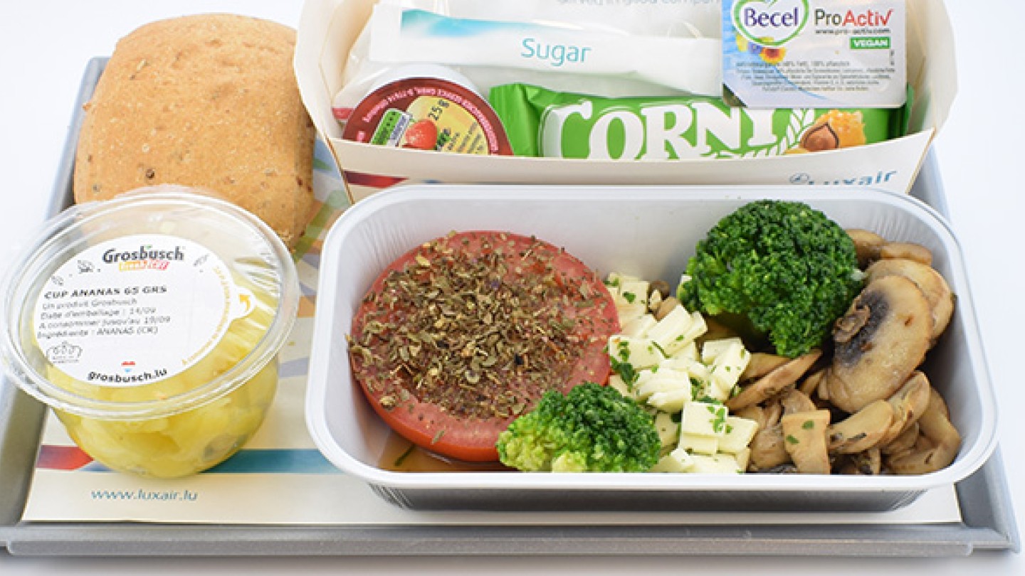 Dubai economy class menu